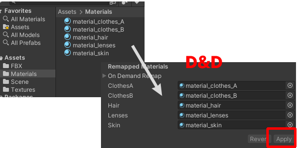 FBXマテリアル上書き
