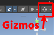 ギズモ表示